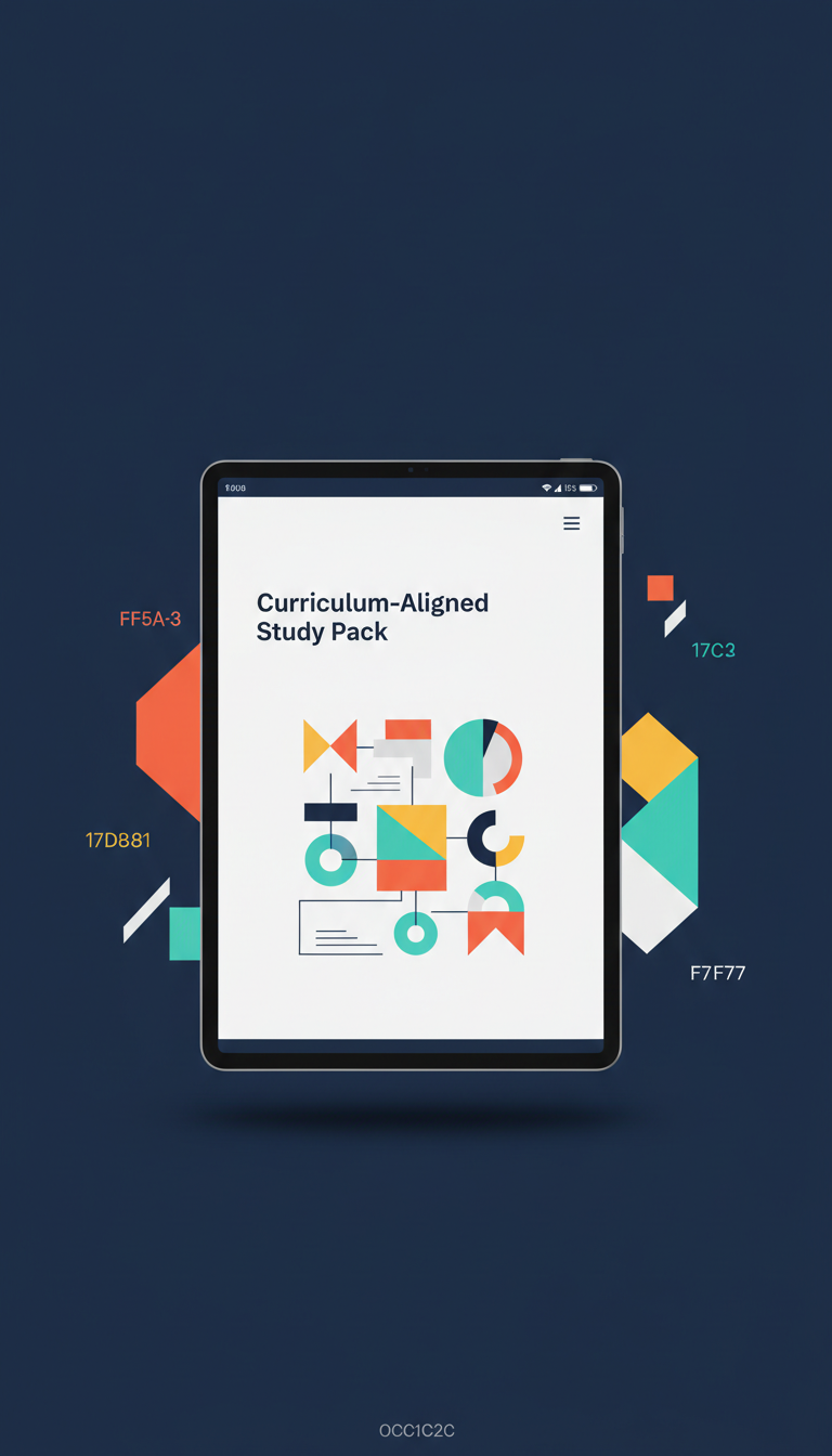 Curriculum-aligned study pack for exam readiness